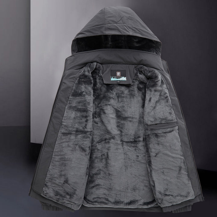 Men's Breathable Functional Jacket with Adjustable Hood Lisslune