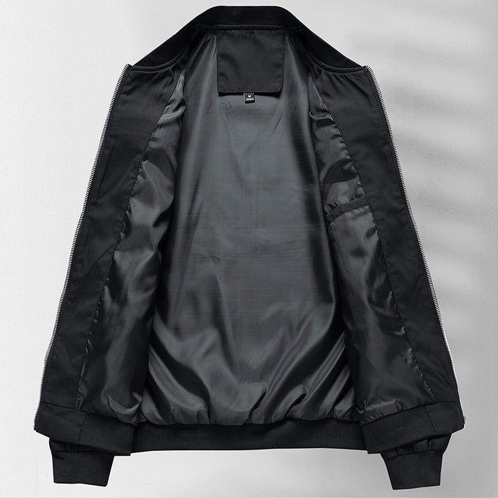 Men's Fashionable Transitional Jacket with Textured Design Lisslune