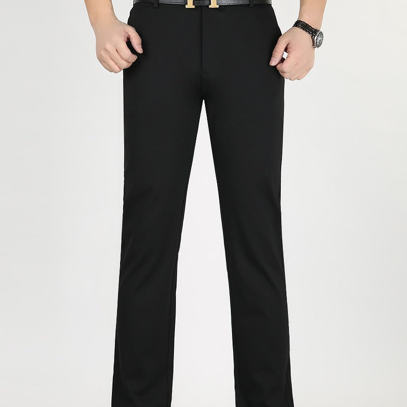 Men's Elegant Suit Pants with Comfortable Stretch Fabric Lisslune
