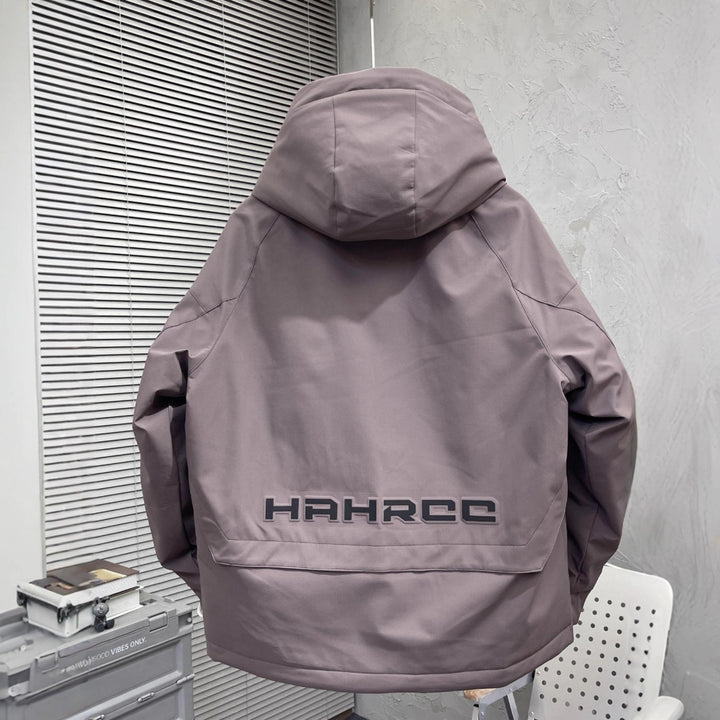 Men's Modular Functional Jacket with Versatile Hood Design Lisslune