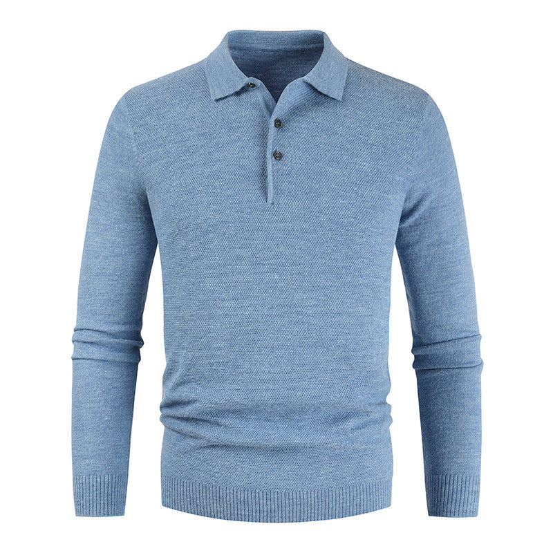 Men's Elegant Polo Shirt with High-Quality Knit Structure Lisslune
