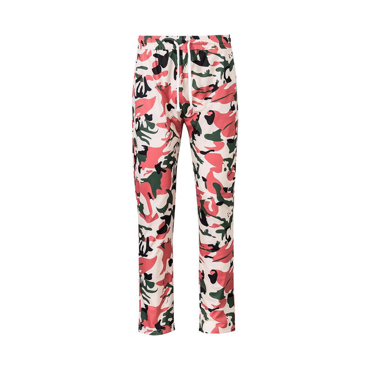 Men's Camouflage Jogging Pants with Elastic Waistband and Side Pockets Lisslune