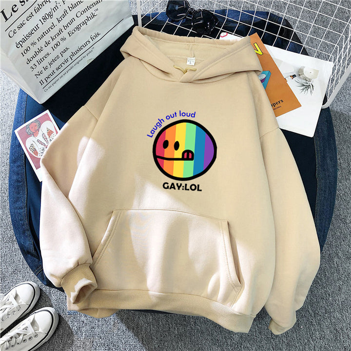 Women's hoodie with colorful graphic print Lisslune