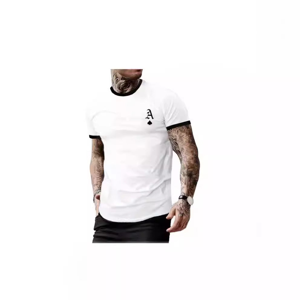 Men's T-shirt with modern design and contrasting collar Lisslune