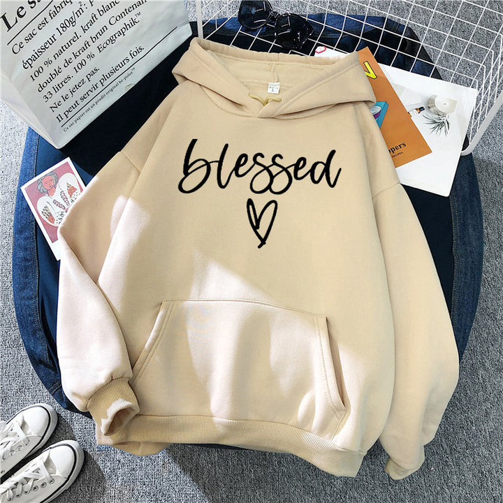 Women's comfortable hoodie with inspiring print Lisslune