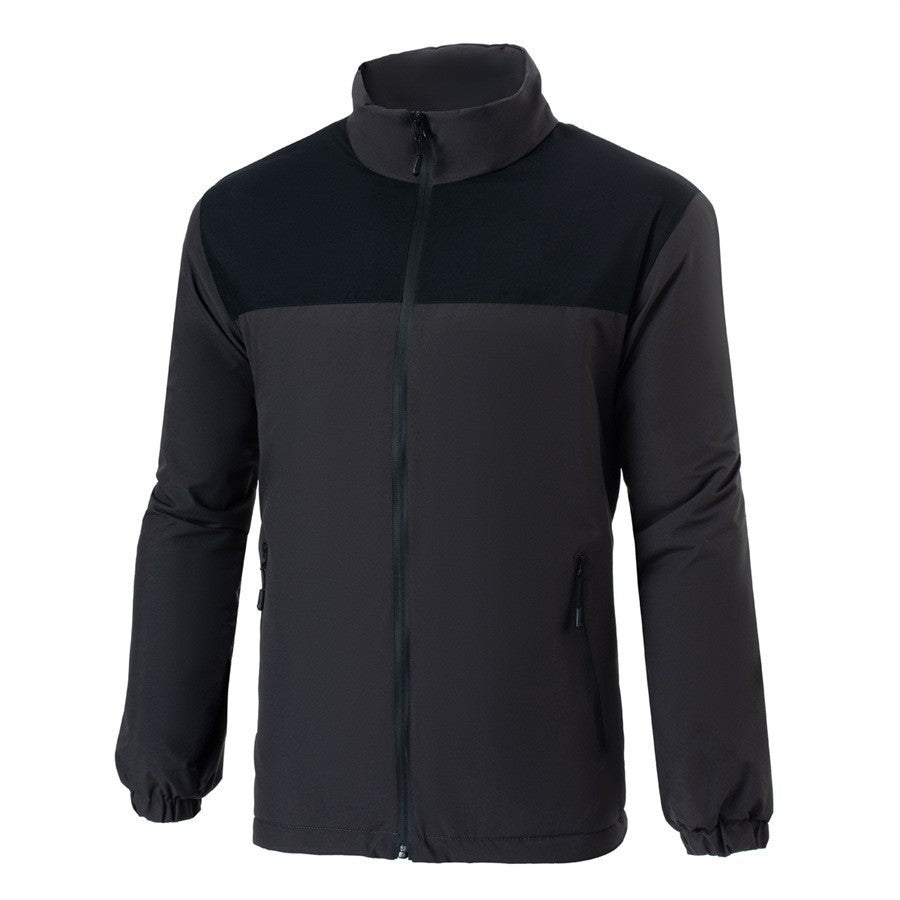 Men's transitional jacket with high collar and heat-insulating properties Lisslune