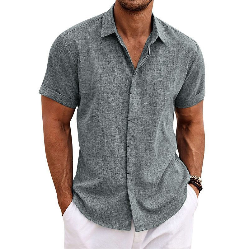 Men's Short Sleeve Shirt Lisslune