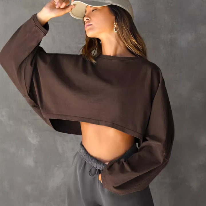 Women's casual crop sweater Lisslune