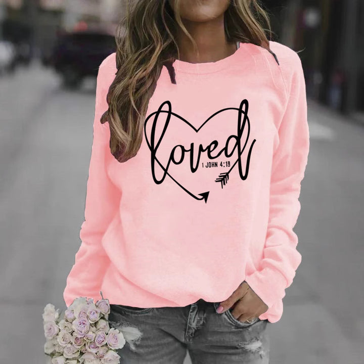 Women’s sweatshirt with inspiring lettering and trendy design Lisslune