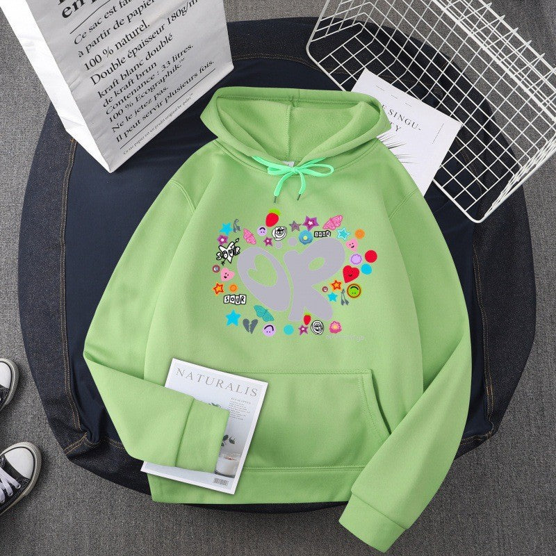 Women's Hoodie with Creative Graphic Design Lisslune