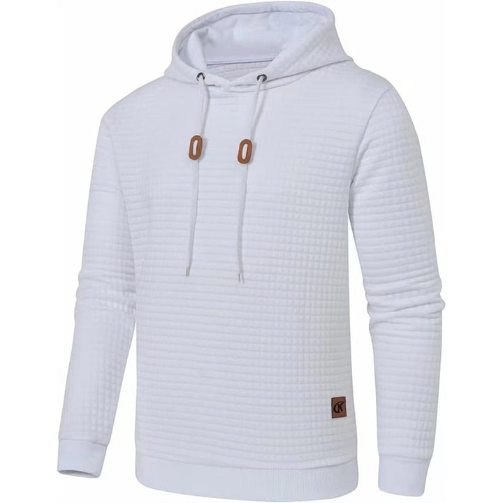 Men's hooded sweater with textured design Lisslune
