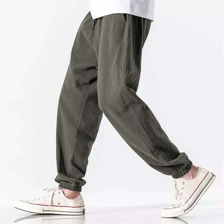 Men's Comfortable Jogging Pants with Elastic Waistband and Side Pockets Lisslune