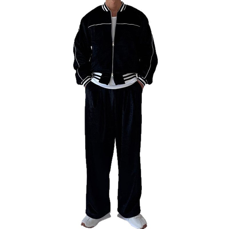 Men's sporty and stylish training jacket with a wide cut Lisslune