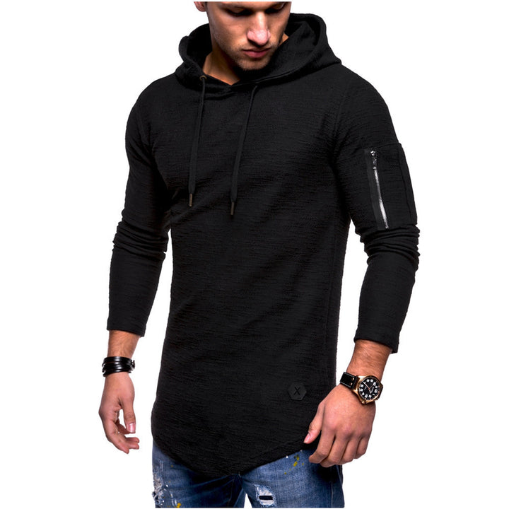 Men's casual hoodie with trendy zipper Lisslune