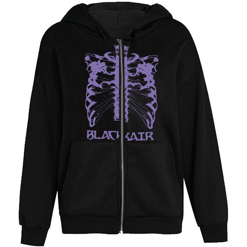 Women’s hoodie with innovative skeleton design Lisslune