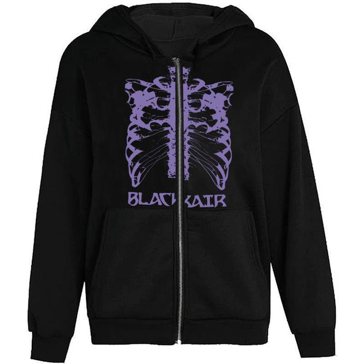 Women’s hoodie with innovative skeleton design Lisslune