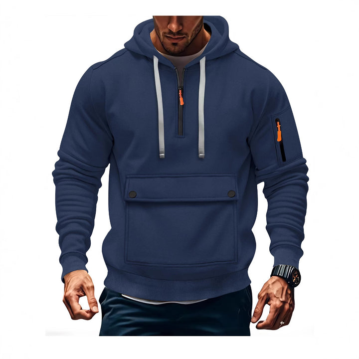 Men's casual hoodies with practical pockets Lisslune