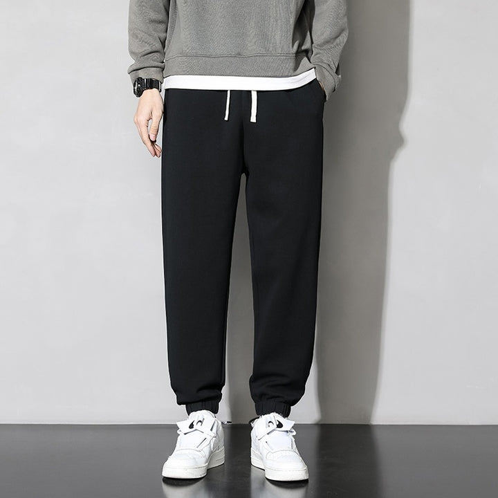 Men's casual sweatpants with elastic waistband and side pockets Lisslune