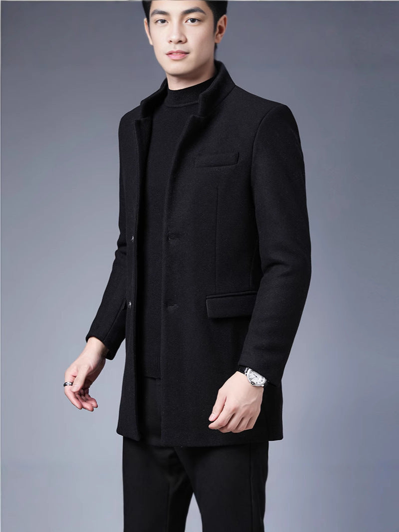 Men's elegant wool coat Lisslune