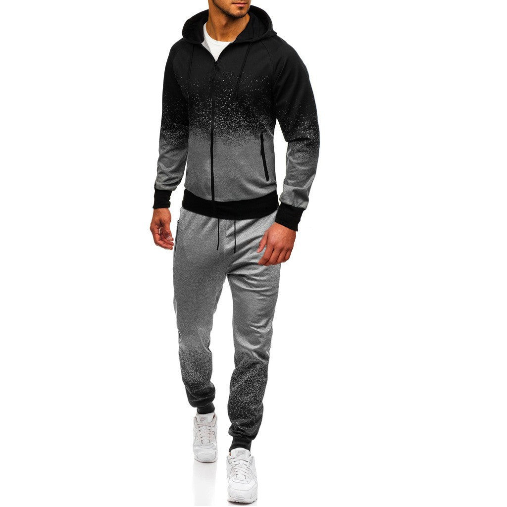 Men's tracksuit with modern gradient and comfortable material Lisslune