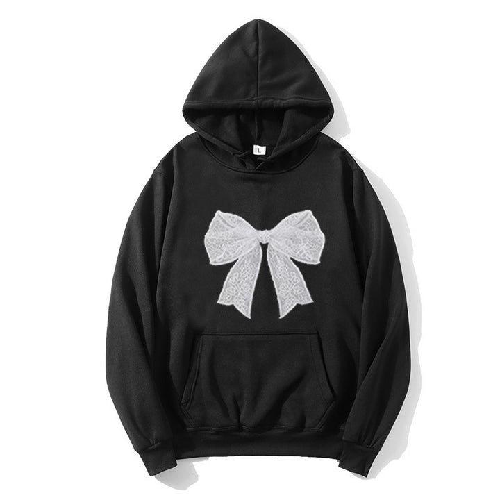 Ladies hoodie with elegant lace design Lisslune