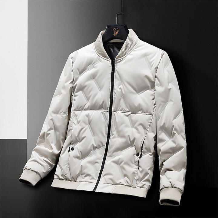 Men's stylish bomber jacket with water-repellent material and elastic cuffs Lisslune