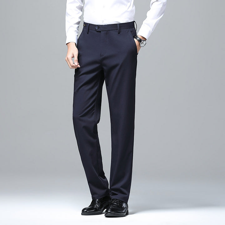 Men's elegant business trousers with fine texture Lisslune