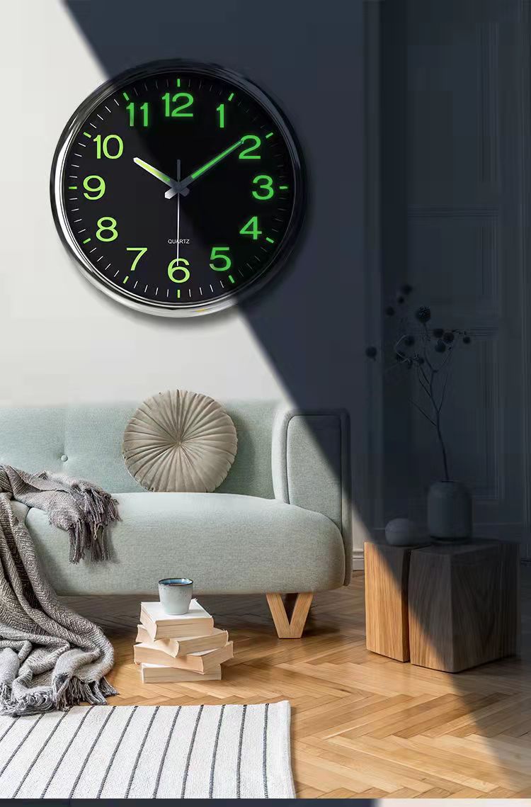 Lisslune | Illuminating Classroom Silent Wall Clock 30 cm