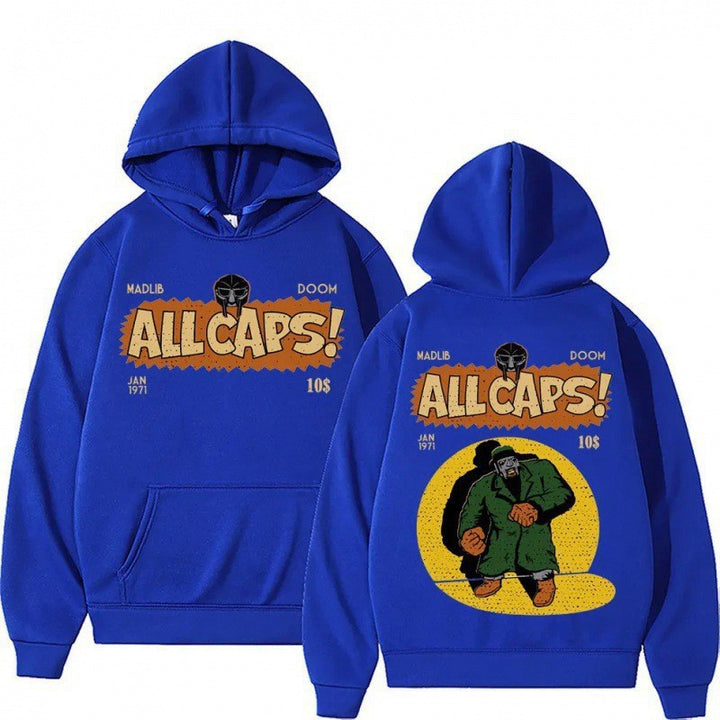 Women’s hoodie with creative comic print Lisslune