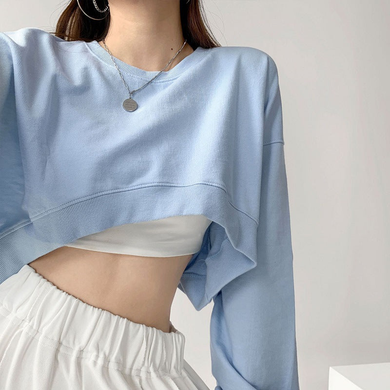 Women's Cropped Sweatshirt Lisslune