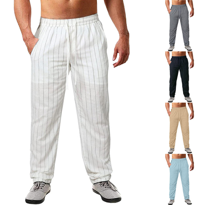 Men's fashionable casual pants with side insert pockets Lisslune