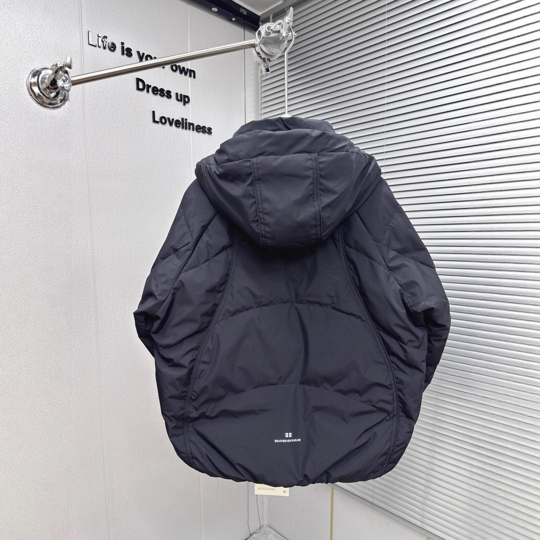 Men's Insulated Winter Jacket with Practical Hood Design Lisslune