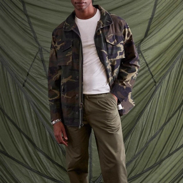 Men's utility jacket with large pockets and modern cut Lisslune