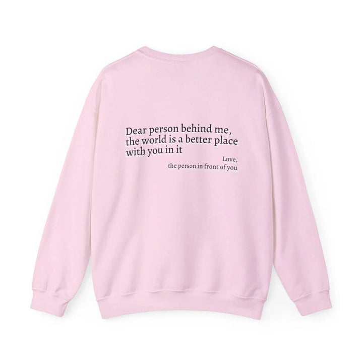 Women's sweatshirt with inspiring lettering Lisslune