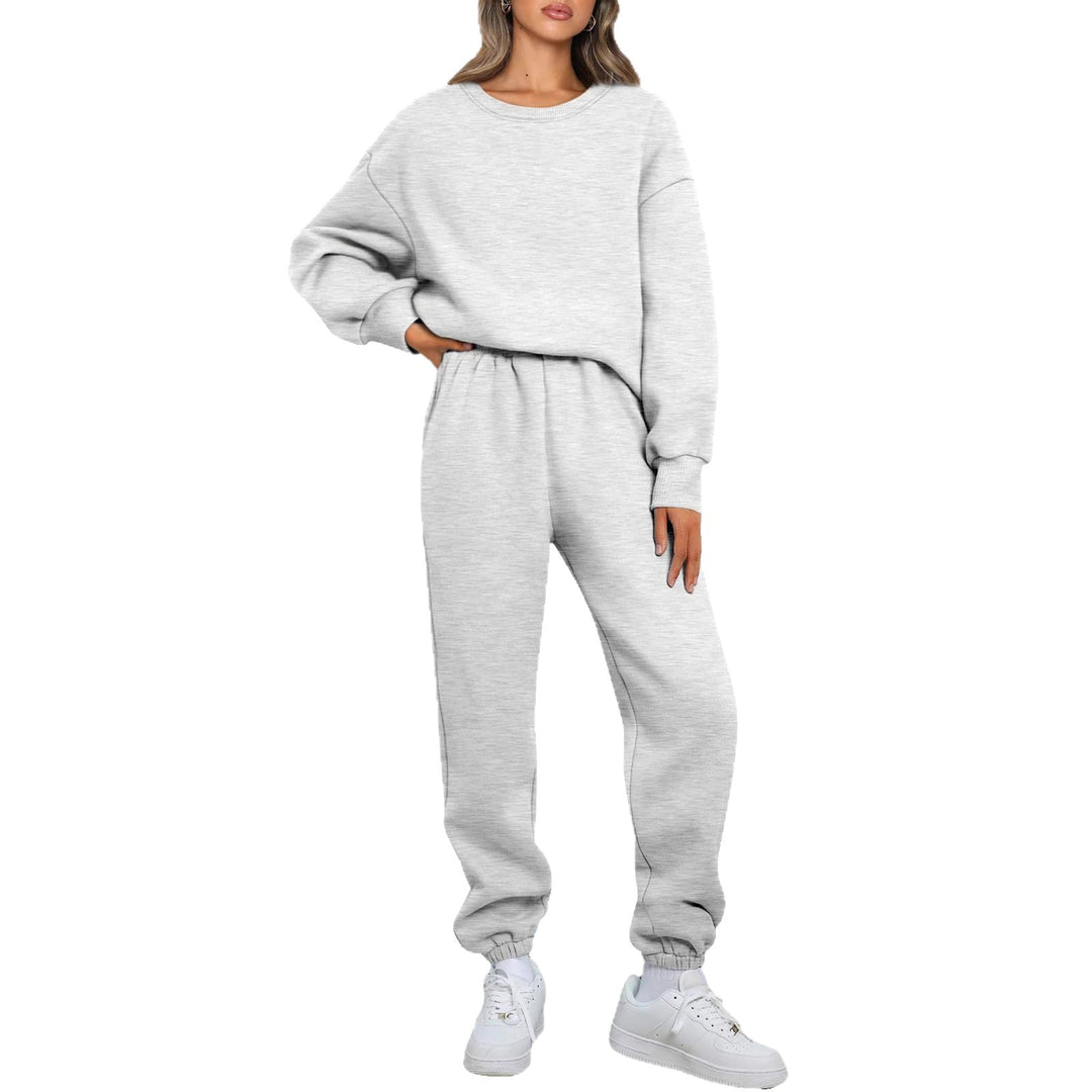 Women's comfortable leisure suit with oversized cut and elastic waistband Lisslune