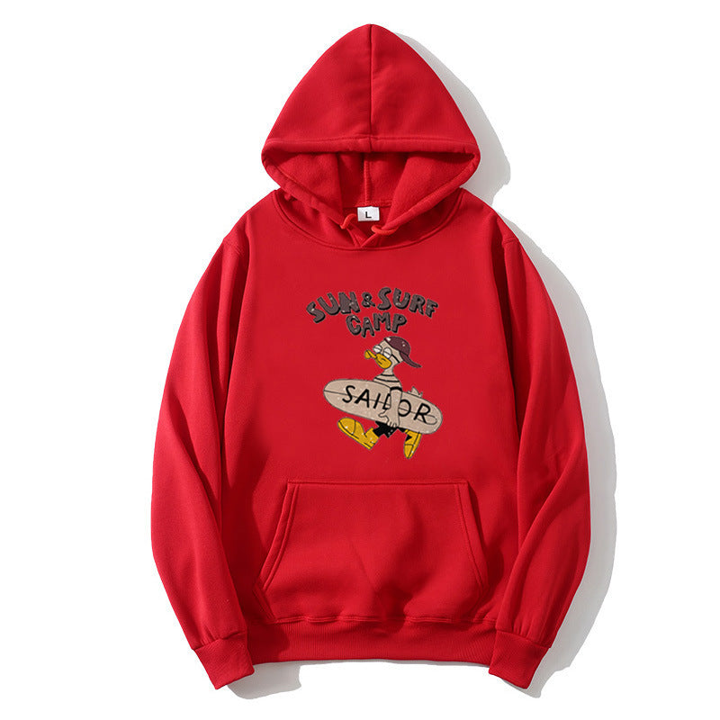 Women’s hoodie with funny surf motif Lisslune
