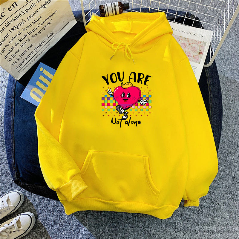Women's hoodie with funny heart design Lisslune