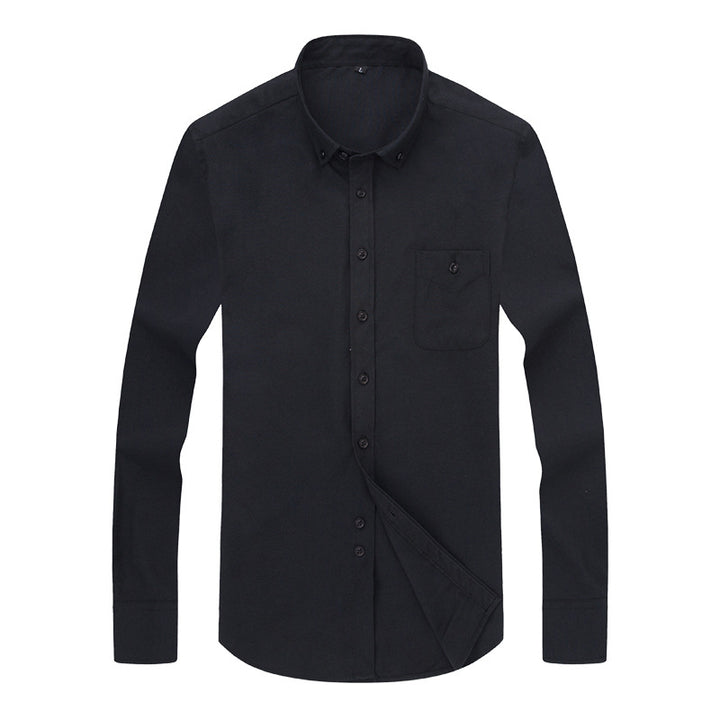 Men's business shirt with button-down collar and chest pocket Lisslune