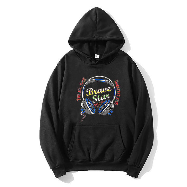 Women's hoodie with striking music design Lisslune