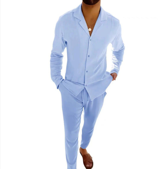 Men's Luxurious Pajama Set made of Breathable Material Lisslune