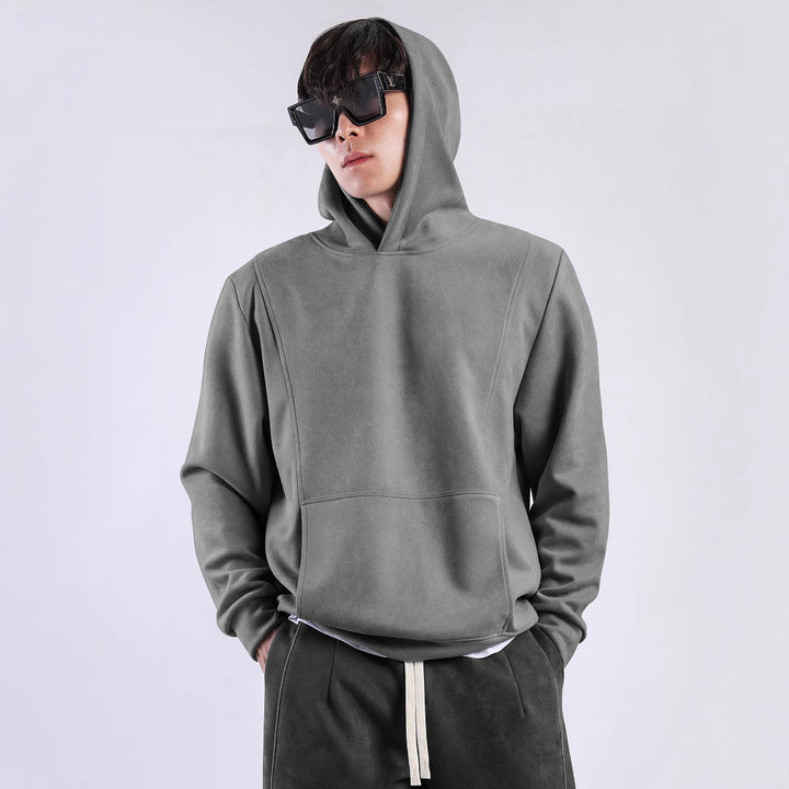Men's hoodie with practical kangaroo pocket design and soft inner lining Lisslune