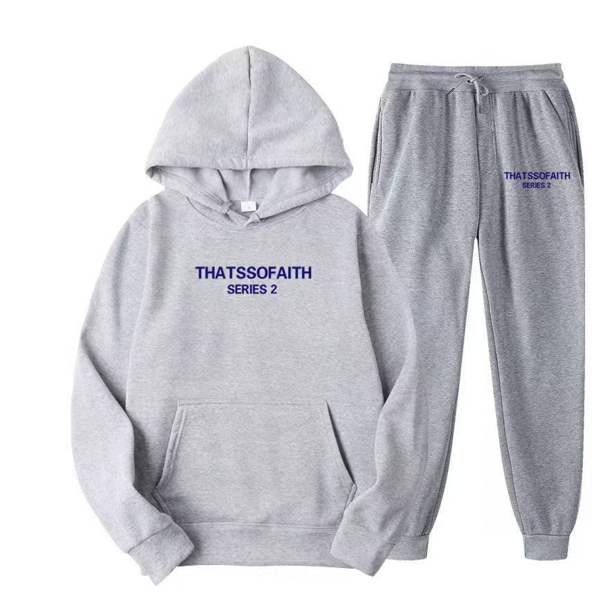 Women's jogging suit with comfortable hood and elastic cuffs Lisslune