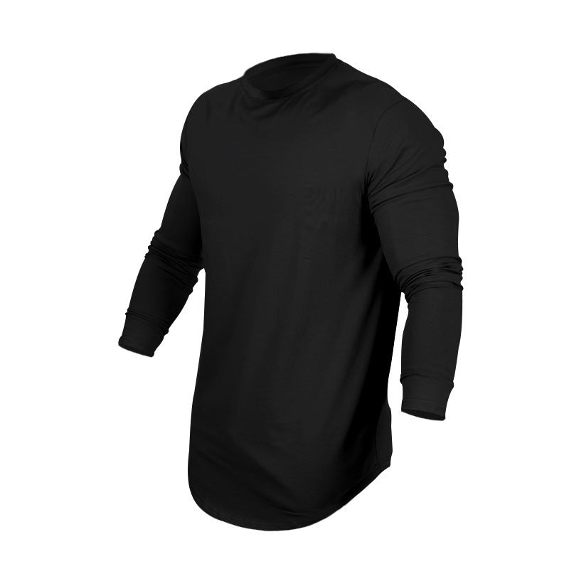 Men's long sleeve shirt with a loose fit and elegant seam processing Lisslune