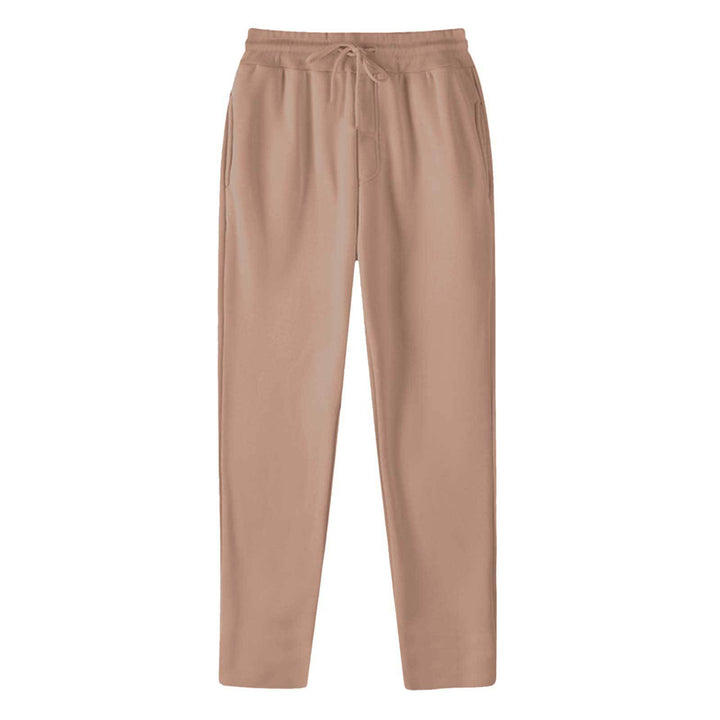 Men's sporty casual pants with elastic waistband and practical side pockets Lisslune