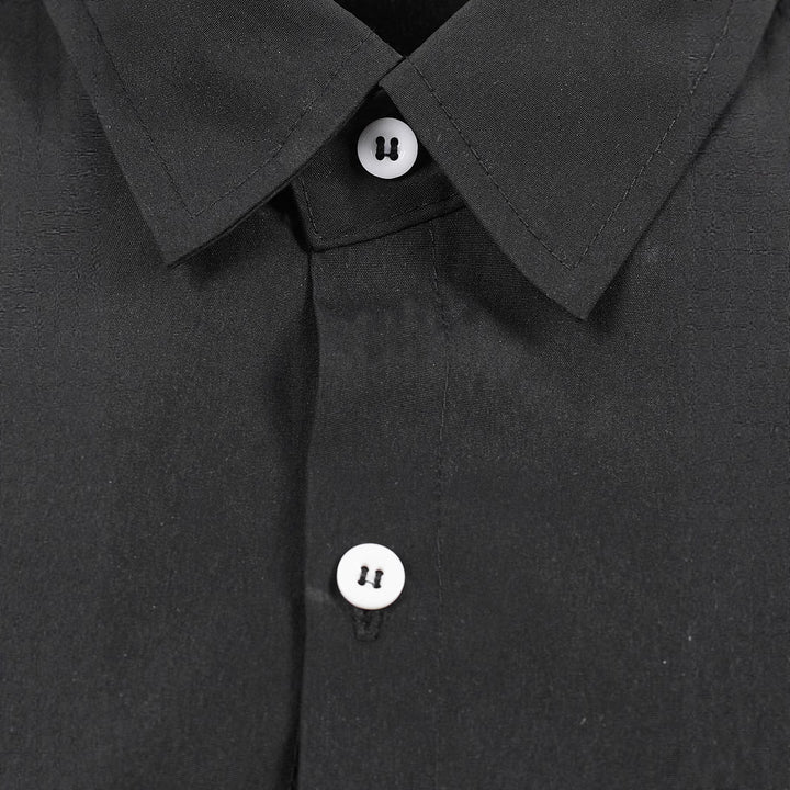 Men's Creative Long Sleeve Shirt with Asymmetric Design Lisslune