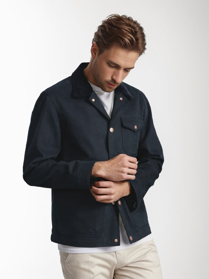 Men's timeless jacket with textured design Lisslune