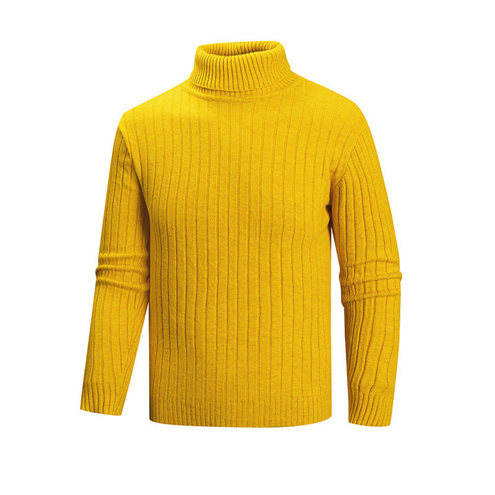 Men's Turtleneck Sweater made of high-quality fine knit Lisslune