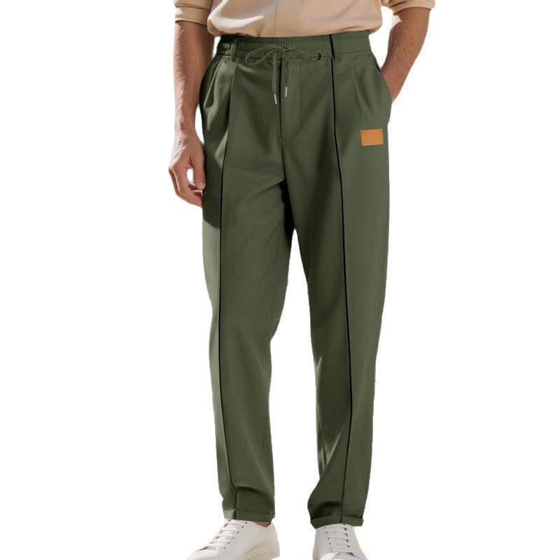 Men's leisure jogging pants with adjustable waistband and practical side pockets Lisslune