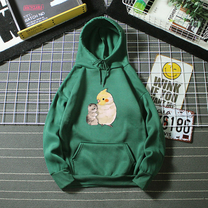 Ladies hoodie with animal motif Lisslune