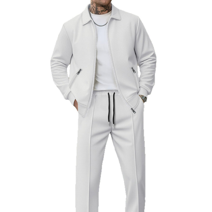 Men's Stylish Casual Pants and Jacket Set Lisslune